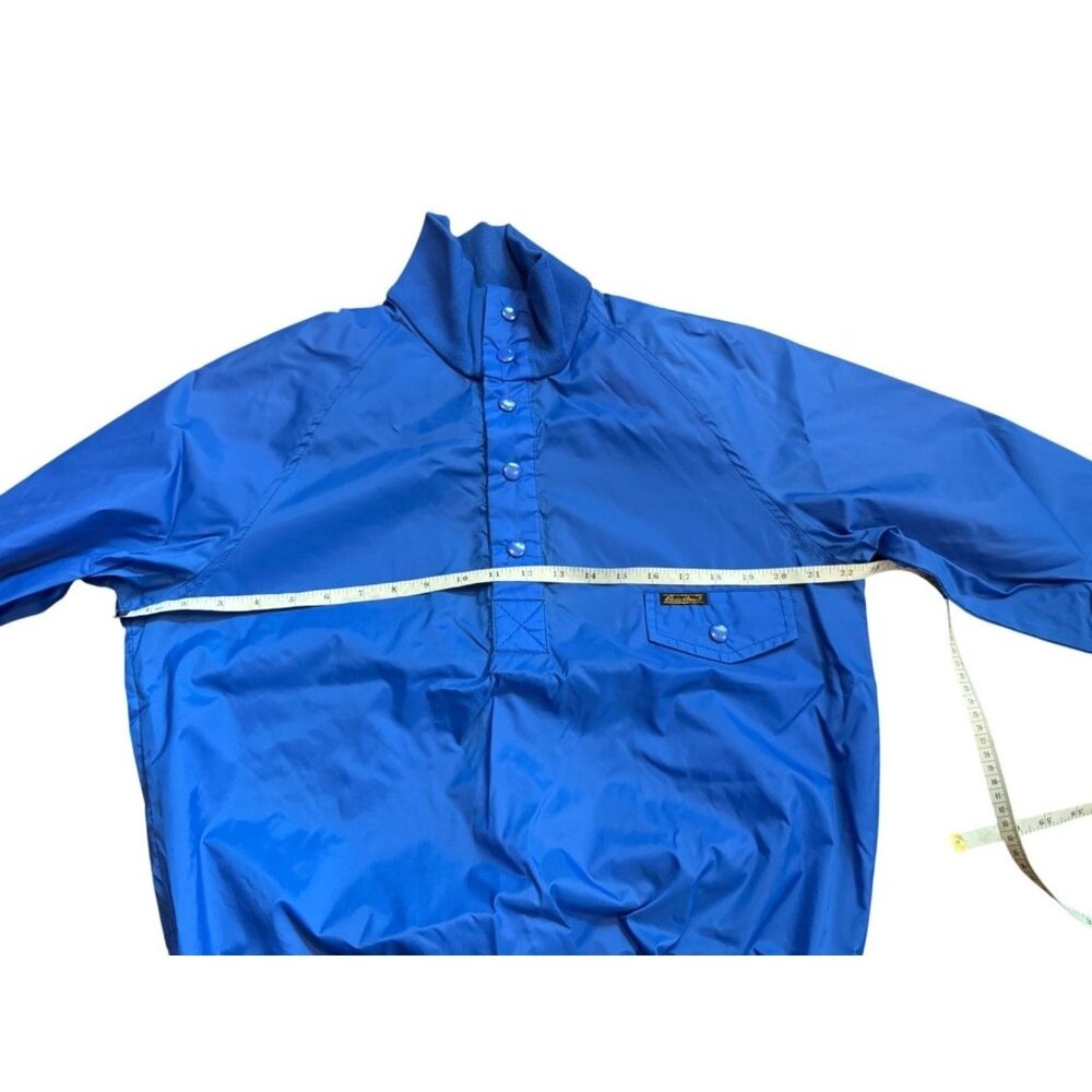 Vintage Windbreaker Pullover Jacket Eddie Bauer Size Small Blue - Picture 11 of 16